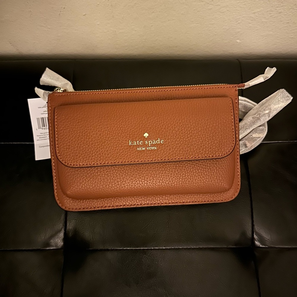 Kate Spade Leila Pebbled Leather Small Flap